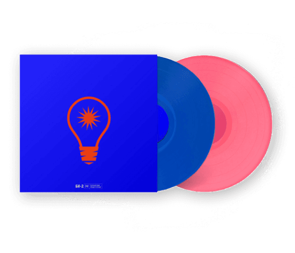 Deluxe Color Vinyl 2LP (Solid Blue + Red Splatter on Blue)